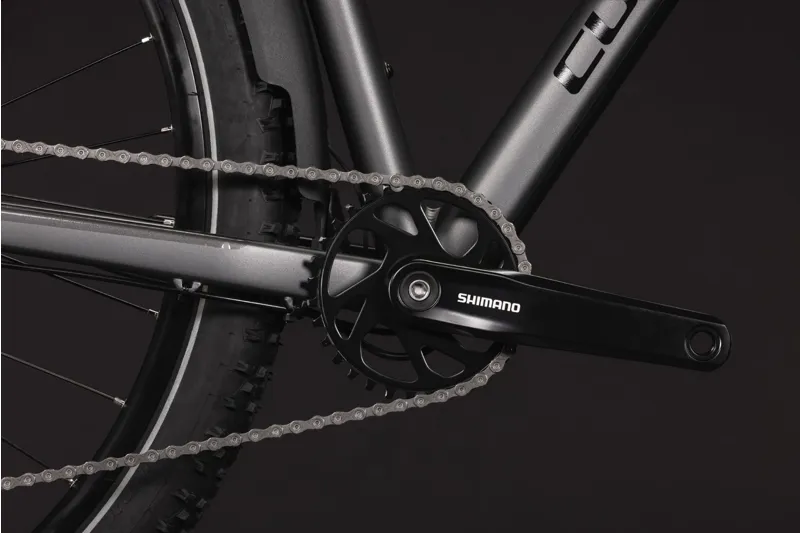 Cube Aim Pro FE Hardtail Mountain Bike in Grey and Black-1