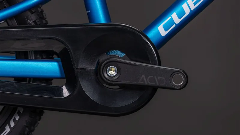 Cube Numove 140 Kids Bike in Topasblue and Nebula-1