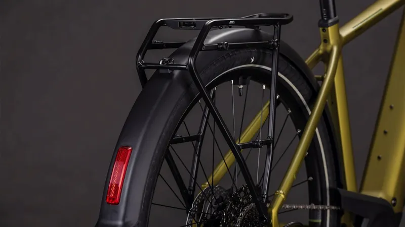 Cube Touring Hybrid Pro 800Wh Electric Hybrid Bike in Goldenlime and Black-1