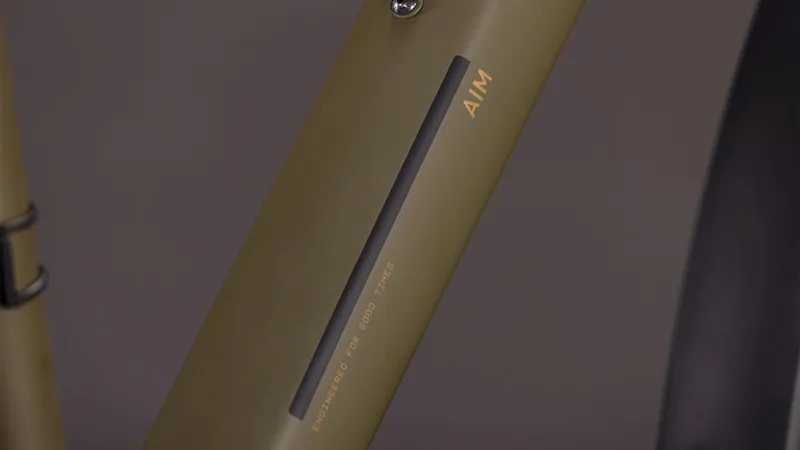 Cube Aim SLX FE Mountain Bike in Dustyolive and Gold-1