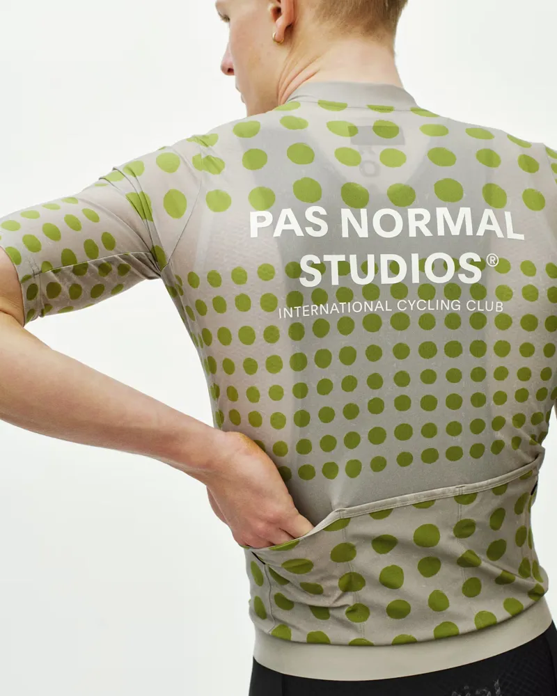 Pas Normal Studios Essential Jersey in Dot Bone-2