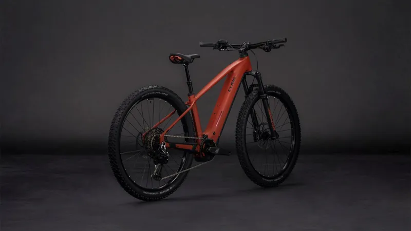 Cube Reaction Hybrid Race 800Wh Electric Mountain Bike in Amber and Black-6