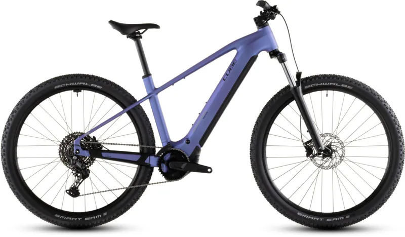 Cube Reaction Hybrid One 800Wh Electric Mountain Bike in Blueiris and Reflect