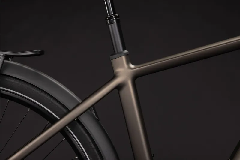 Cube Touring Hybrid Pro 800Wh Electric Hybrid Bike in Metallicumbra and Black-1