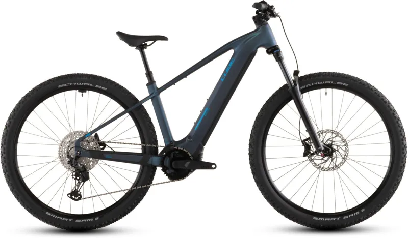 Cube Reaction Hybrid Pro 800 Electric Mountain Bike in Nebula and Dazzle