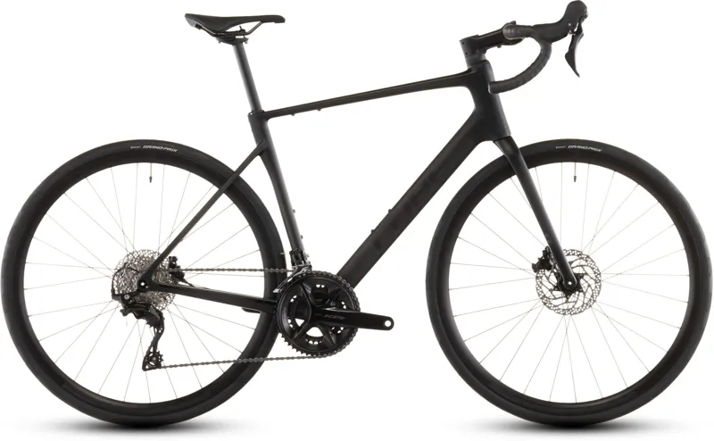 Cube Attain C:62 Race Road Bike in Blackline