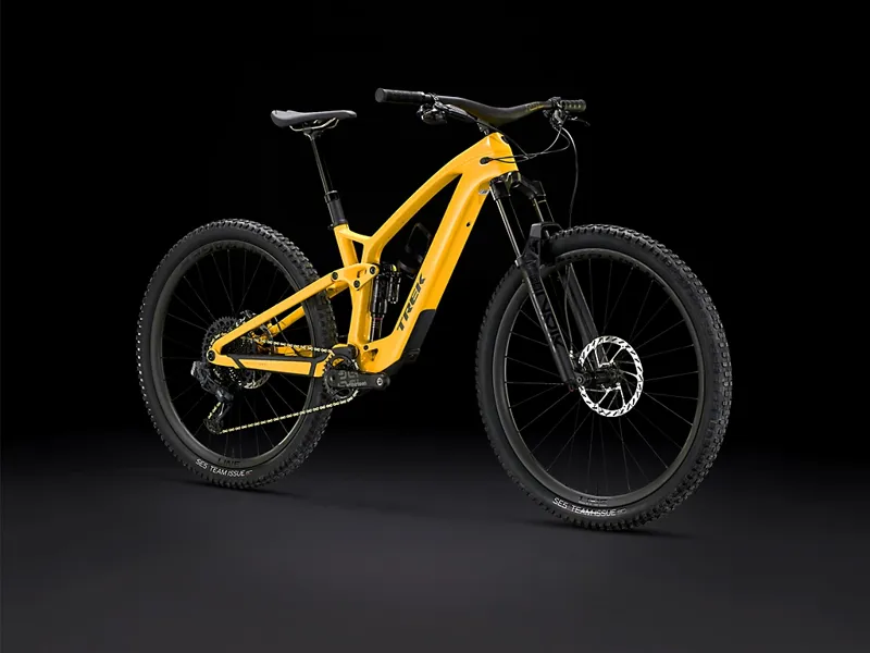TREK Fuel EXe 9.8 GX AXS 360Wh Full Suspension Electric Mountain Bike in Baja Yellow-1