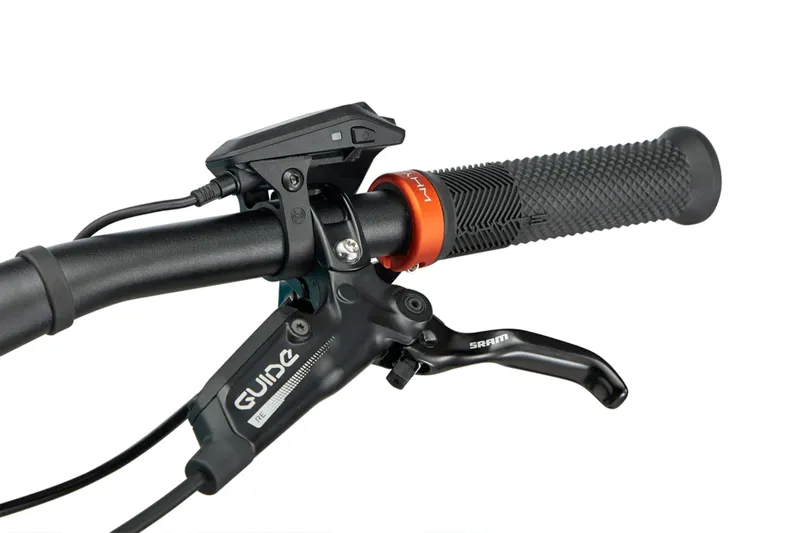 Whyte Bikes E-160 S Full Suspension Electric Mountain Bike in Turquoise with Black and White-4