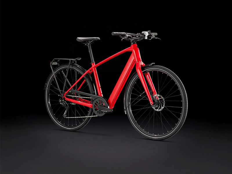 TREK Fx+ 2 250Wh Electric Hybrid Bike in Viper Red-4
