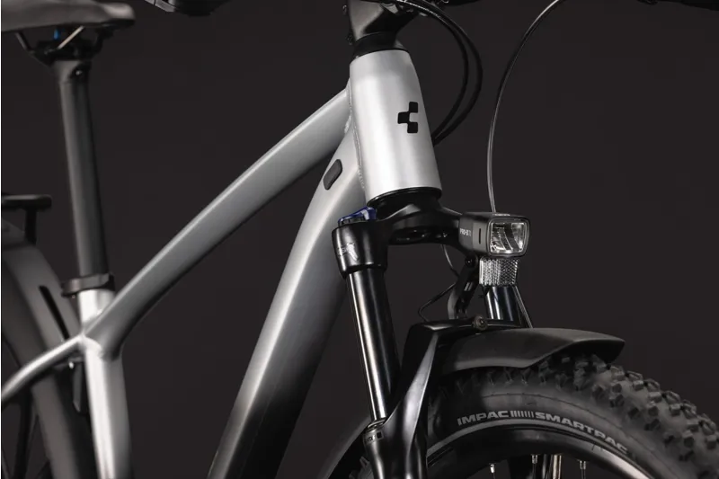 Cube Aim Pro FE Hardtail Mountain Bike in Grey and Black-3