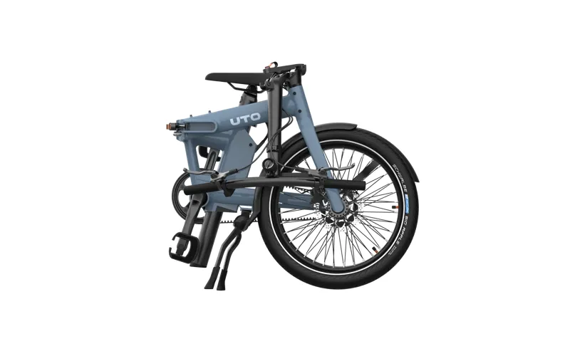 UTO Afternoon PRO20 360Wh Electric Folding Bike in Mineral Blue-1