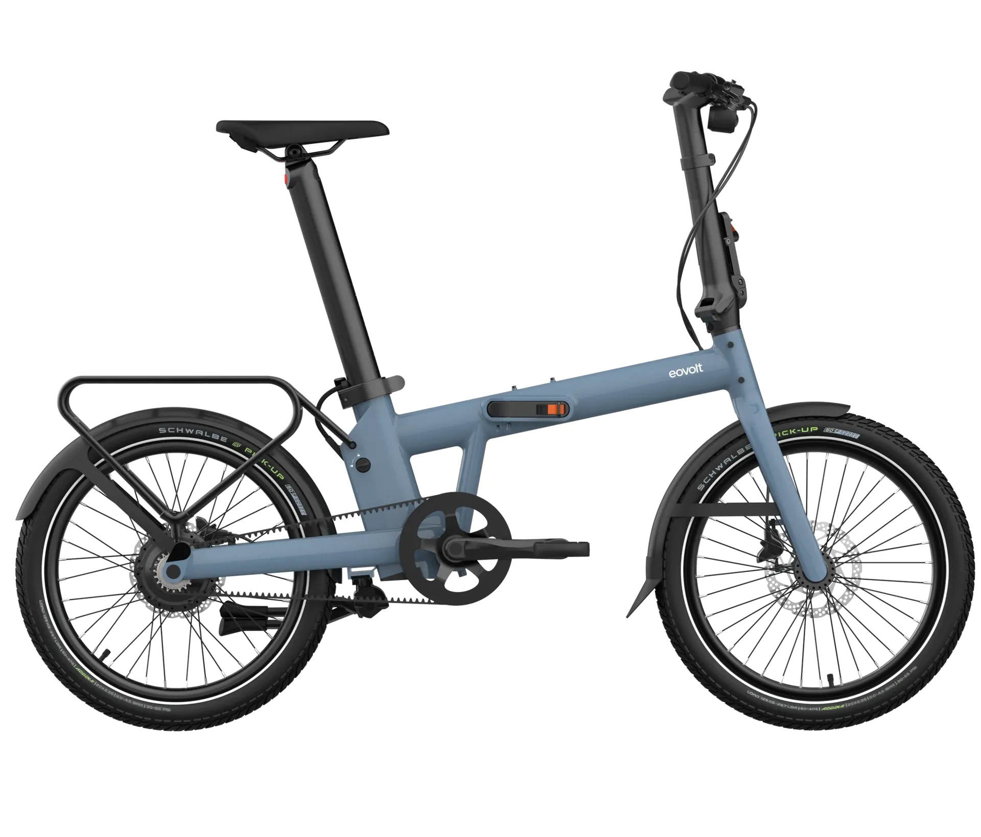 Eovolt Afternoon 20 Pro 360Wh Electric Folding Bike in Mineral Blue