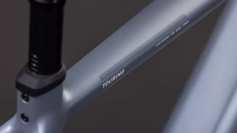 Cube Touring Hybrid Pro 800Wh Electric Hybrid Bike in Pearlgrey and Grey-2