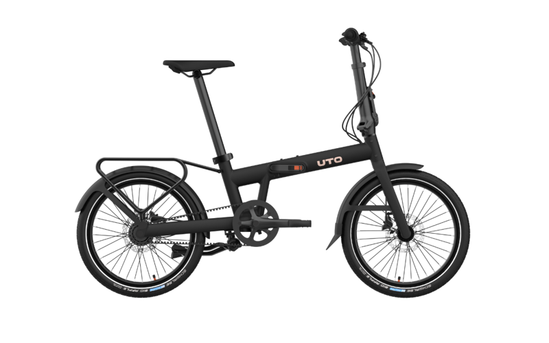 UTO Afternoon Pro20NE Folding Bike in Onyx Black