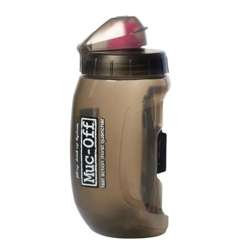 Muc-Off x Fidlock Twist Bottle and Bike Base in Smoked - 450ml -2