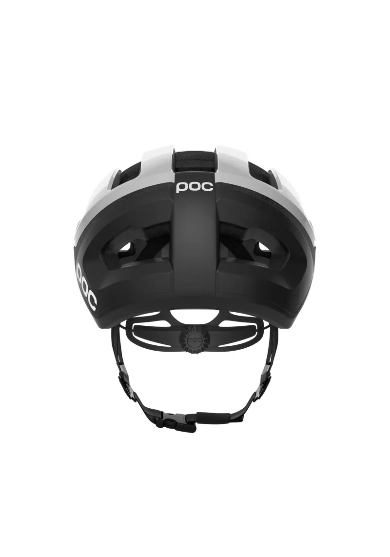 POC Omne Lite Cycling Helmet in Hydrogen White and Uranium Black Matt-3
