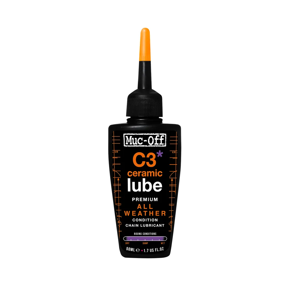 Team Cycles Muc Off Muc-Off C3 Ceramic All Weather Bicycle Lube - 50ml | Interest FREE Finance & Online Refund Policy.