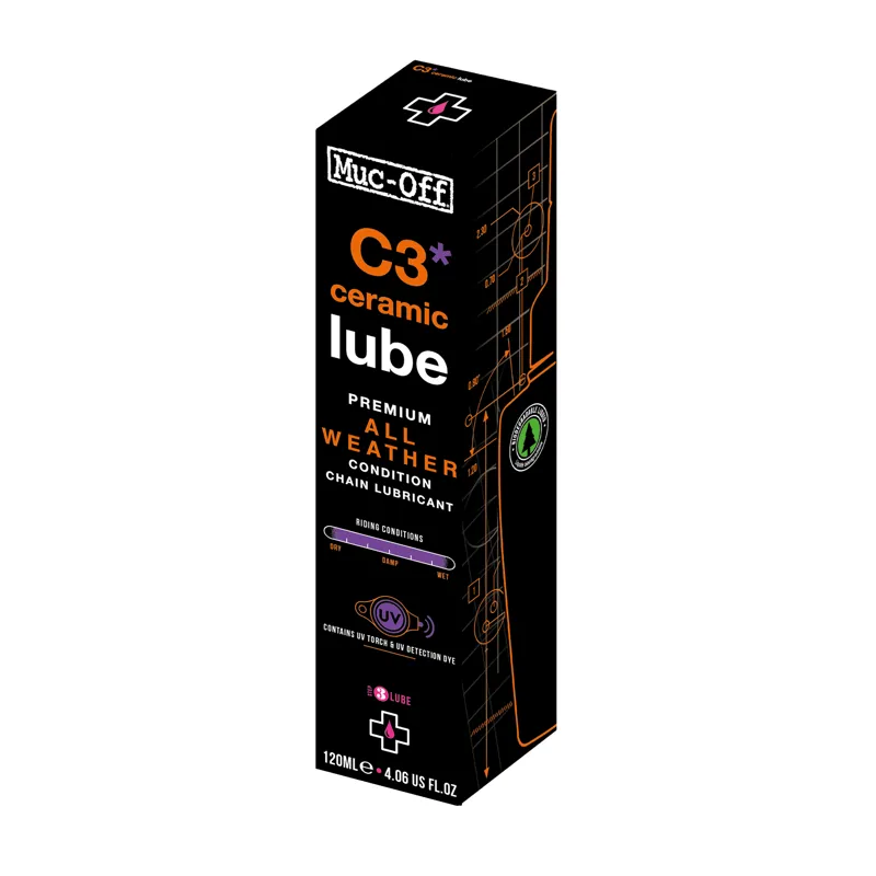 Muc-Off C3 Ceramic All Weather Bicycle Lube - 120ml-1