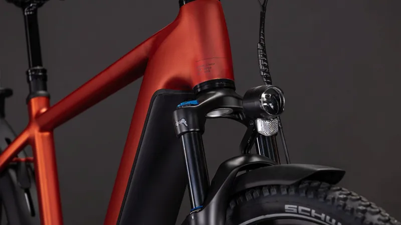 Cube Nuride Hybrid Pro 600Wh Electric Hybrid Bike in Chilli and Black-2