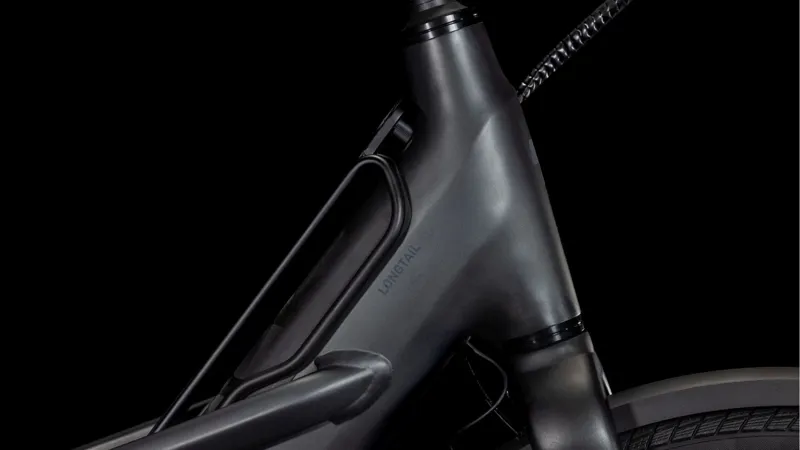 Cube Longtail Hybrid Family 725Wh Electric Cargo Bike in Grey and Reflex-2