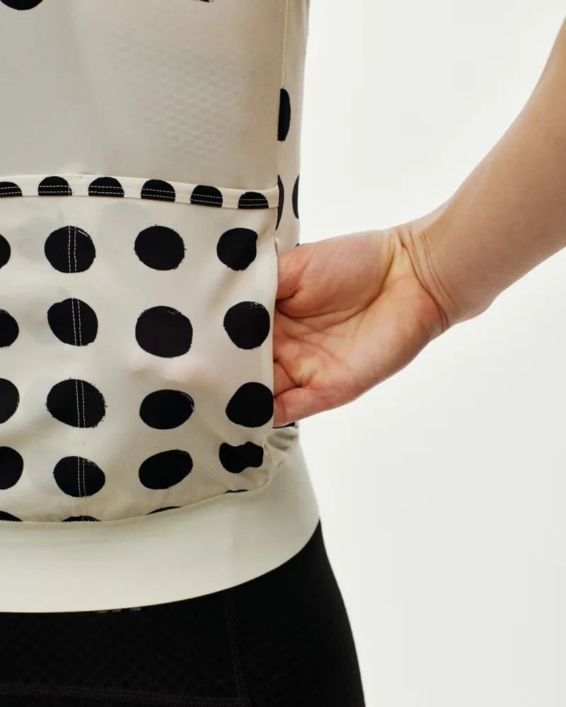 Pas Normal Studios Women's Essential Jersey in Dot Off White-5