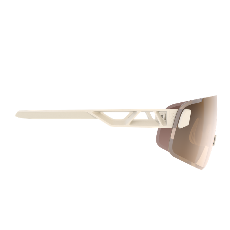 POC Elicit Toric Cycling Sunglasses in Okenite Off-White Clarity Trail and Partly Sunny Silver-1