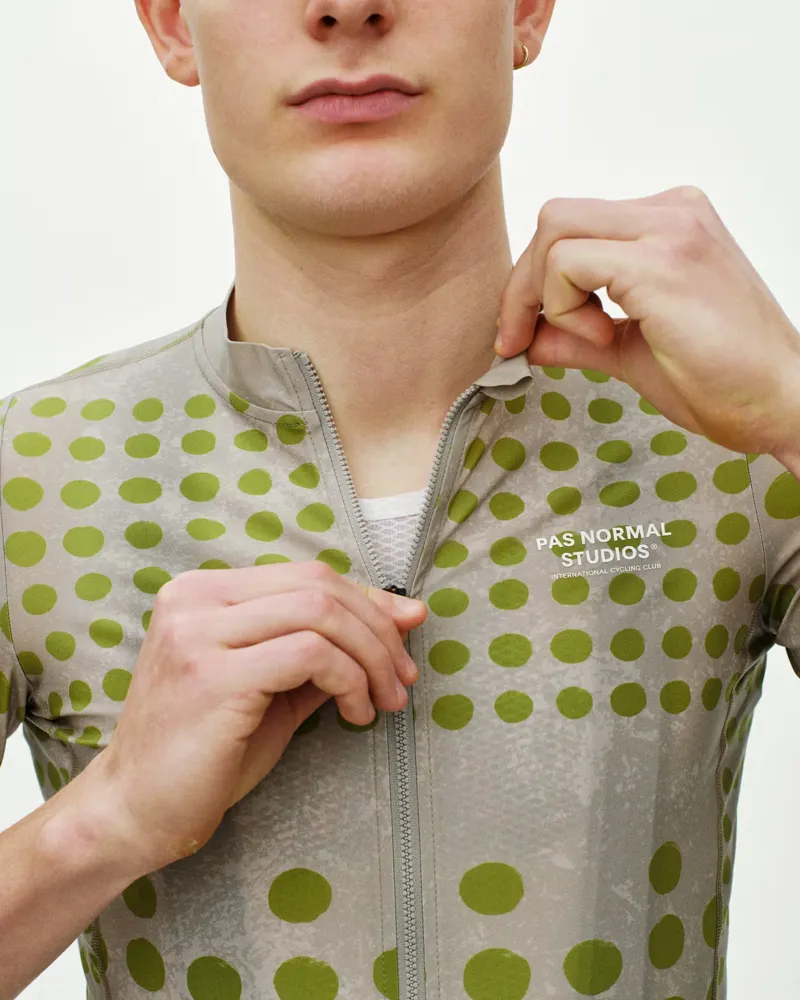 Pas Normal Studios Essential Jersey in Dot Bone-3