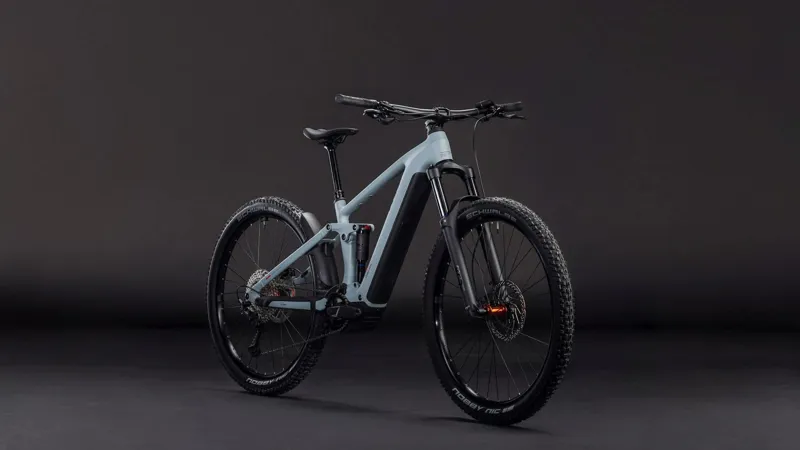 Cube Stereo Hybrid ONE44 Pro 800Wh Full Suspension Mountain Bike in Vulcan and Orange-6