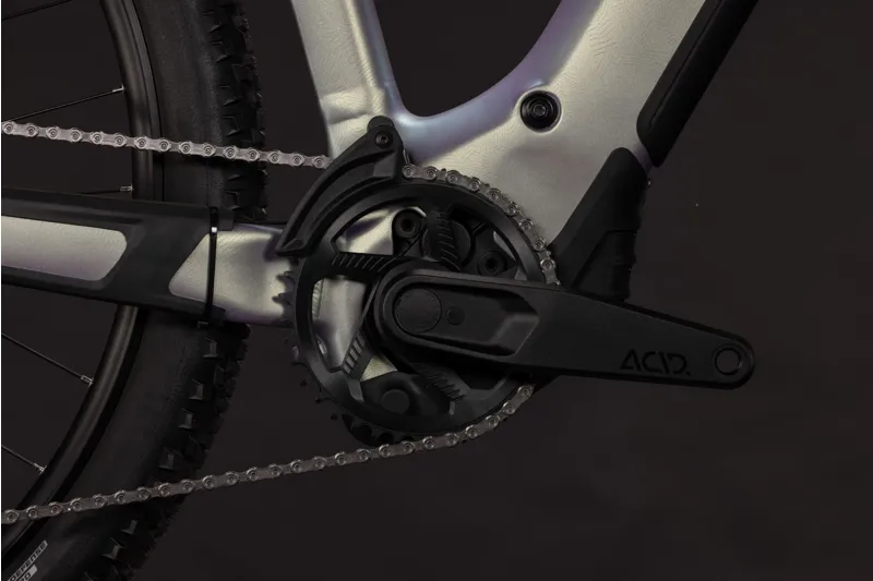 Cube Reaction Hybrid SLT 800Wh Electric Mountain Bike in Kolibri and Crisscross-3