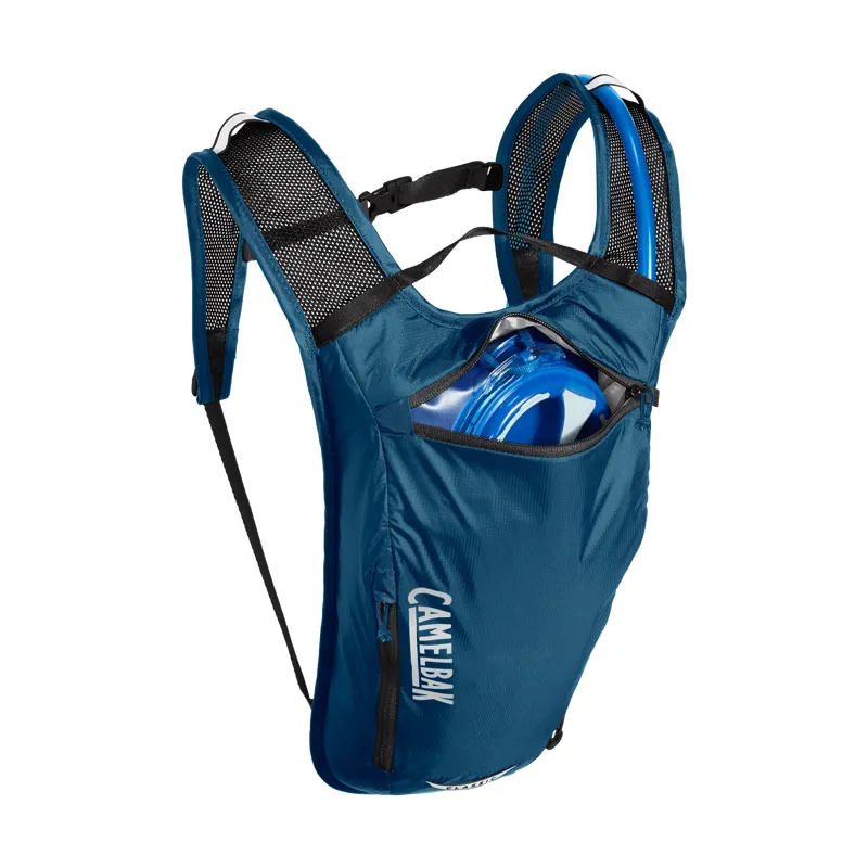 Camelbak Classic Light 4L Hydration Pack with 70oz Reservoir in Gibraltar Navy and Black-5