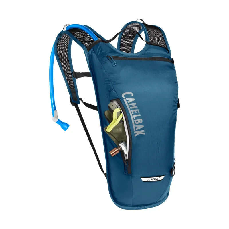 Camelbak Classic Light 4L Hydration Pack with 70oz Reservoir in Gibraltar Navy and Black-6