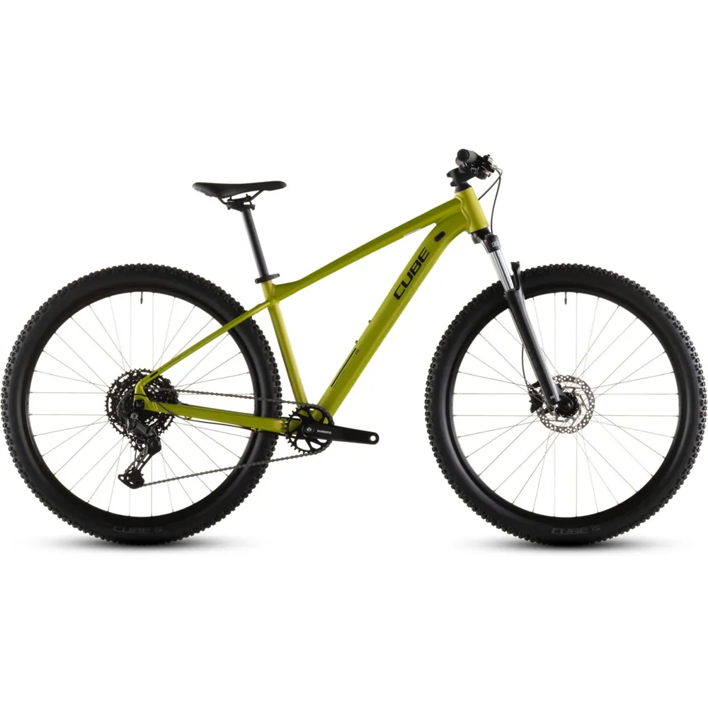Cube Aim Pro Mountain Bike In Lizard And Black