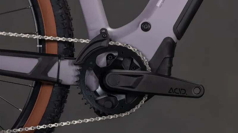 Cube Reaction Hybrid Performance 600Wh Electric Mountain Bike in Plumgrey-1