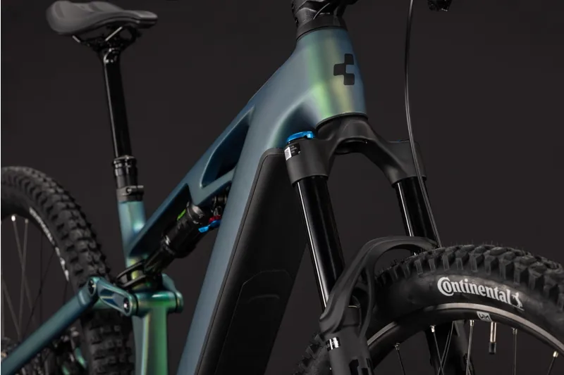 Cube Stereo Hybrid ONE44 HPC SLX 800Wh Electric Full Suspension Moutnain Bike in Jungali and Black-3