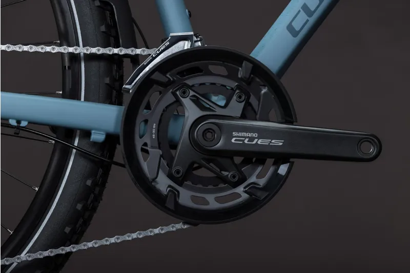 Cube Nature Pro FE Hybrid Bike in Surfblue and Blue-1