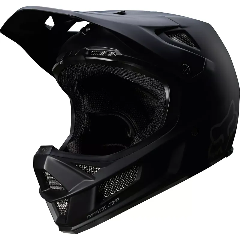 Fox Rampage Comp Full Face Mountain BIke Helmet in Matte Black-1