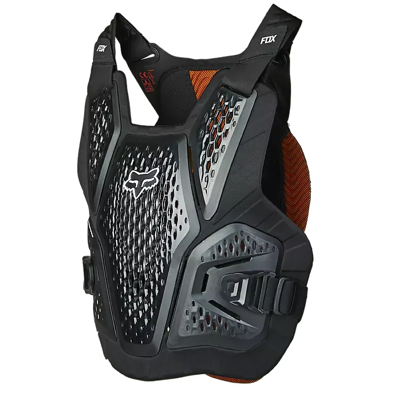 Fox Raceframe Impact Soft Back CE D3O Mountain Bike Chest Guard in Black-2