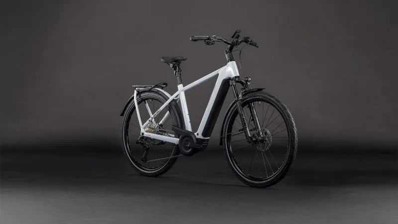 Cube Kathmandu Hybrid SLX 800Wh Electric Hybrid Bike in Foggrey and Grey-6