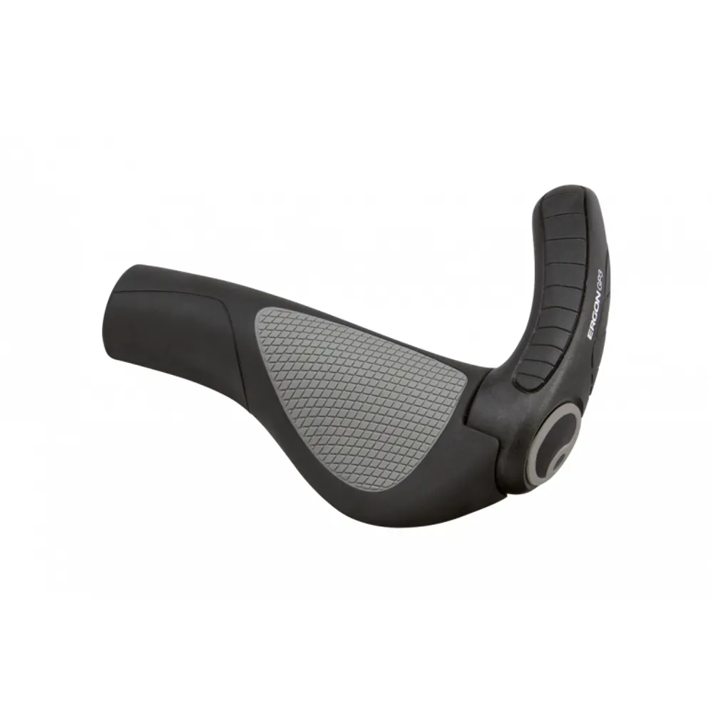 Team Cycles Ergon Gp3 Regular Grips in Black and Grey - Large | Interest FREE Finance & Online Refund Policy.