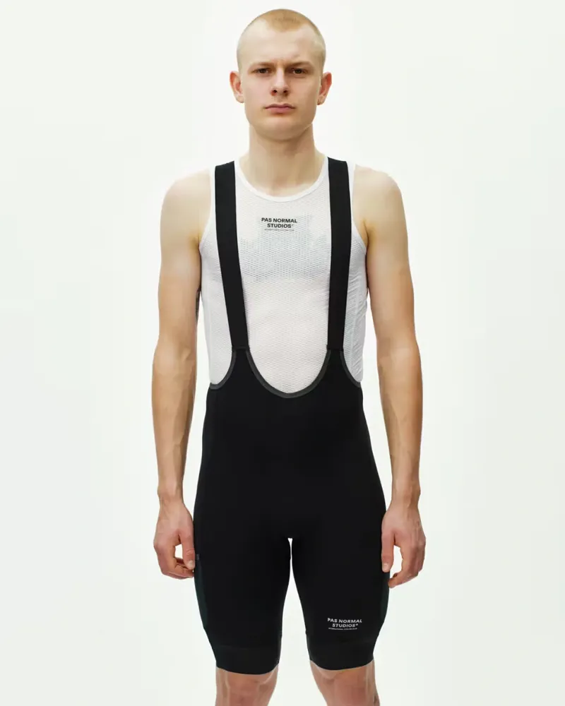 Pas Normal Studios Escapism Cargo Bibs in Black-6