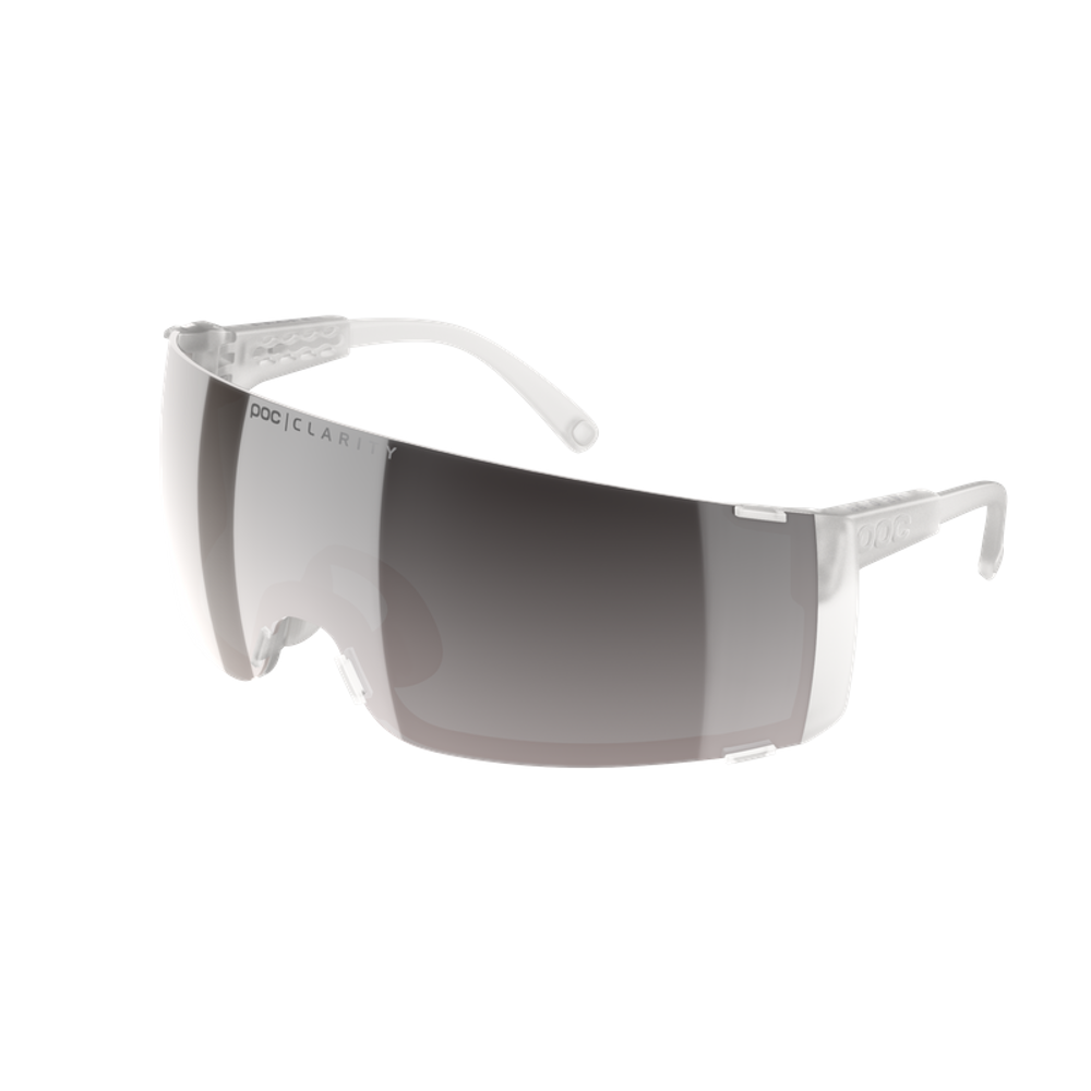 Team Cycles Poc Sports POC Propel Cycling Glasses in Grey Translucent Clarity Road and Sunny Silver | Interest FREE Finance & Online Refund Policy.