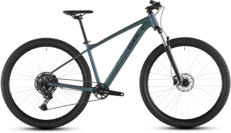 Cube Aim Pro Hardtail Mountain Bike in Smardgrey and Prism