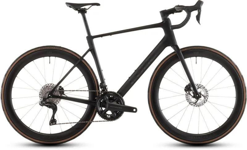 Cube Attain C:62 SLT Road Bike in Carbon and Coalchrome