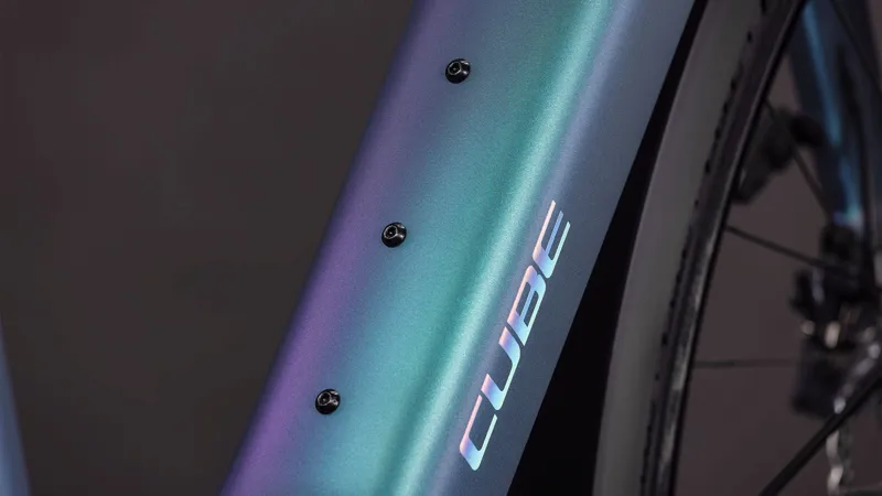 Cube Editor Hybrid SLT FE 400Wh Electric Hybrid Bike in Smardgrey and Prism-3