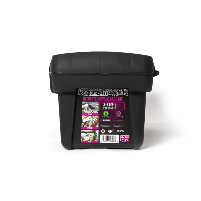 Muc-Off Ultimate Bicycle Cleaning Kit - Must-Have Kit to Clean, Protect and  Lube Your Bike - Includes Bike Cleaner, Bike Protect, Brushes and More