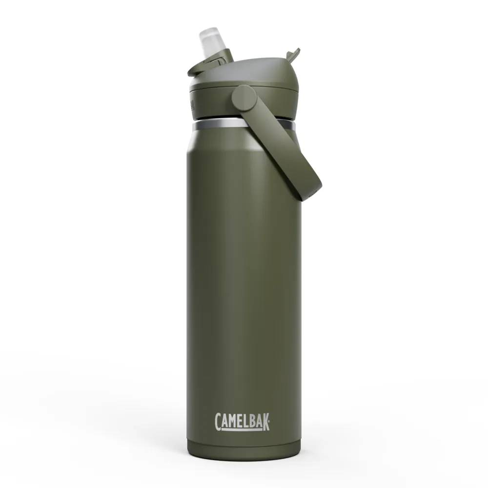 Camelbak Unisex Green Thrive Flip Straw Insulated Vss Bottle In Moss - 740Ml