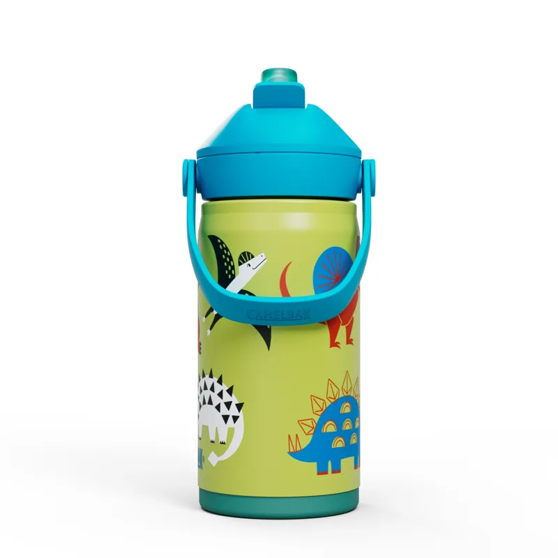 CamelBak Thrive Flip Straw Kids Insulated Stainless Steel Bottle in Dino Jam - 310ml-1