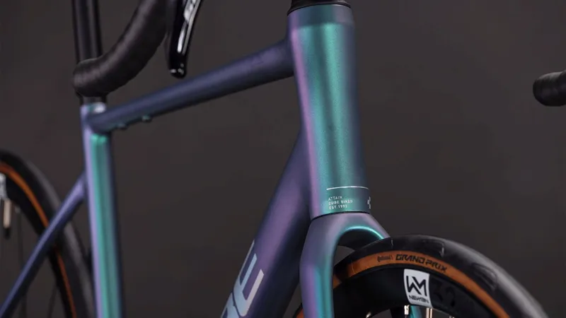 Cube Attain SLX Gravel Bike in Smaragdgrey and Prism-2