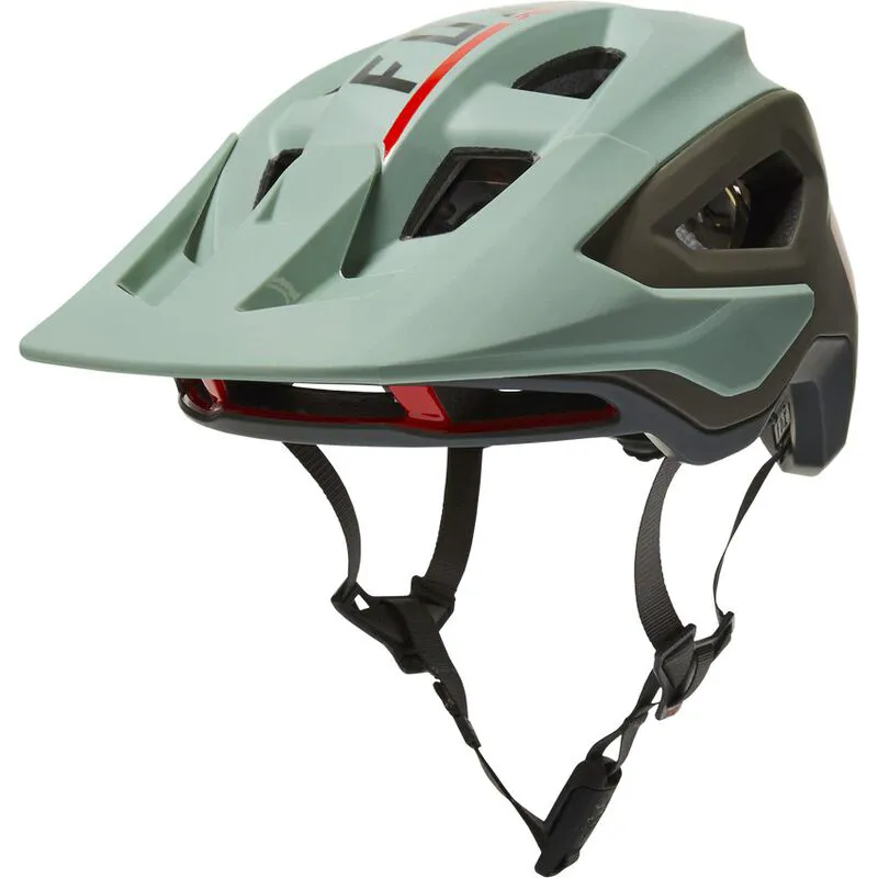 Fox Speedframe Pro Blocked Helmet in Green-7