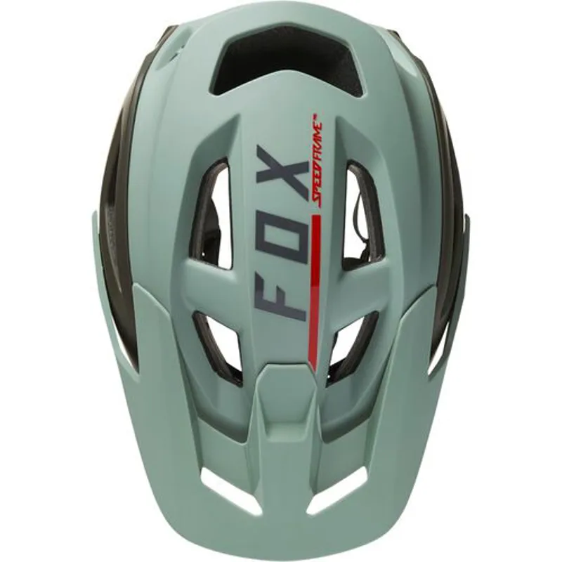 Fox Speedframe Pro Blocked Helmet in Green-1